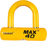 Trimax Lock Disc U Lock Yellow Lock Trimax