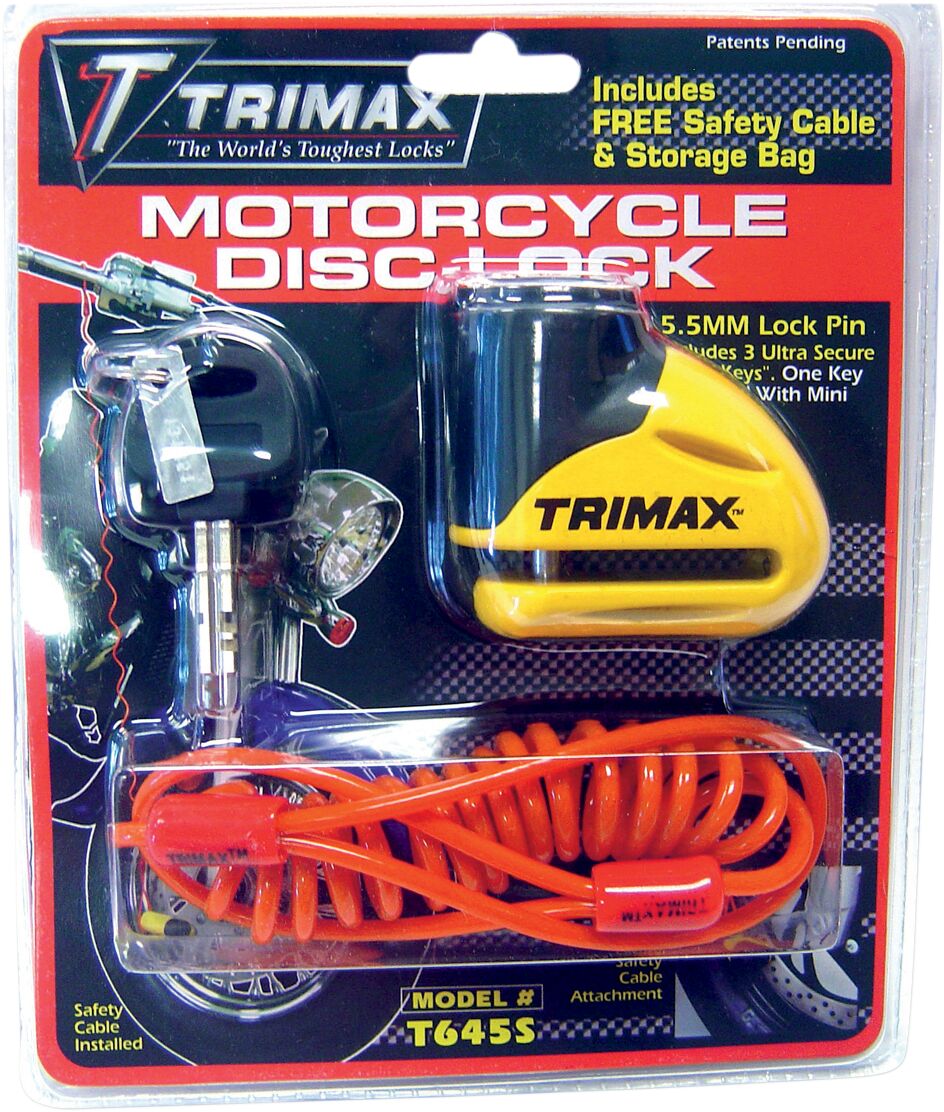 Trimax Lock Disc Yellow 5.5 Mm Lock Trimax