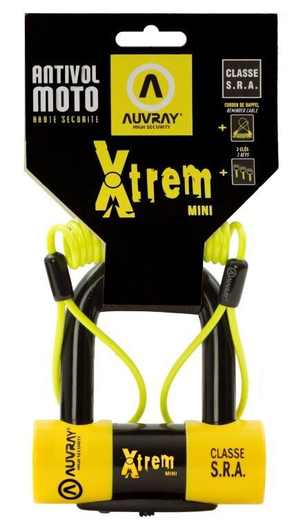 Auvray U Lock Xtrem Mini Sra Black/Ye Lock Auvray