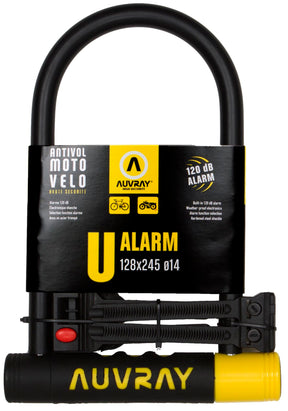 Auvray U Lock Alarm 128 X245 Dia14 Lock Auvray