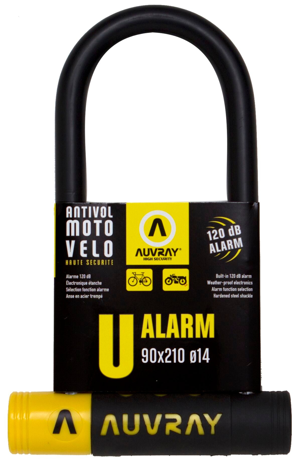 Auvray U Lock Alarm 90 X210 Dia14 Lock Auvray