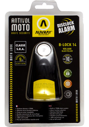 Auvray Block Disc B Lock Alarm Sra Ye Lock Auvray