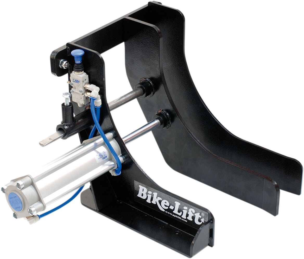 Bike Lift Pneumatic Wheel Clamp Stand Bike Lift