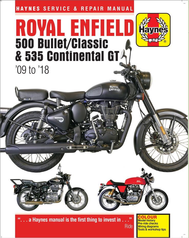 Haynes Royal Enfield 500/535 09 Books & Manuals Haynes