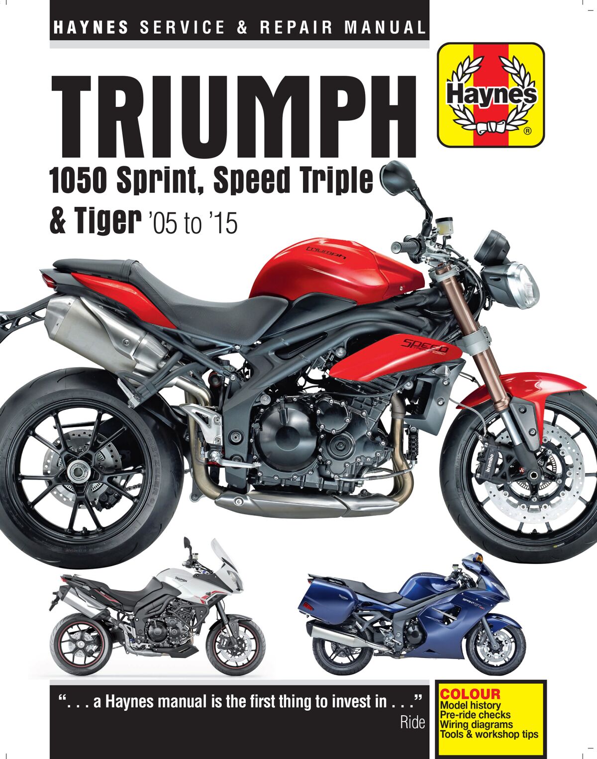 Haynes Triumph 1050 Sprint Sp Tr Books & Manuals Haynes