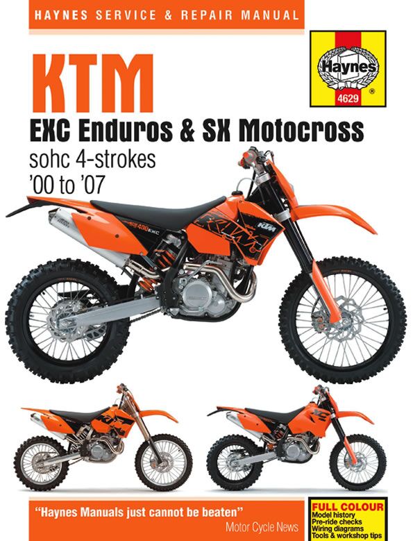Haynes Ktm Exc Enduro & Sx Motoc Books & Manuals Haynes