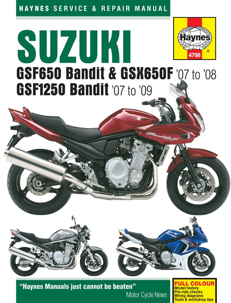 Haynes Suzuki Gsf650/1250 Bandit Books & Manuals Haynes