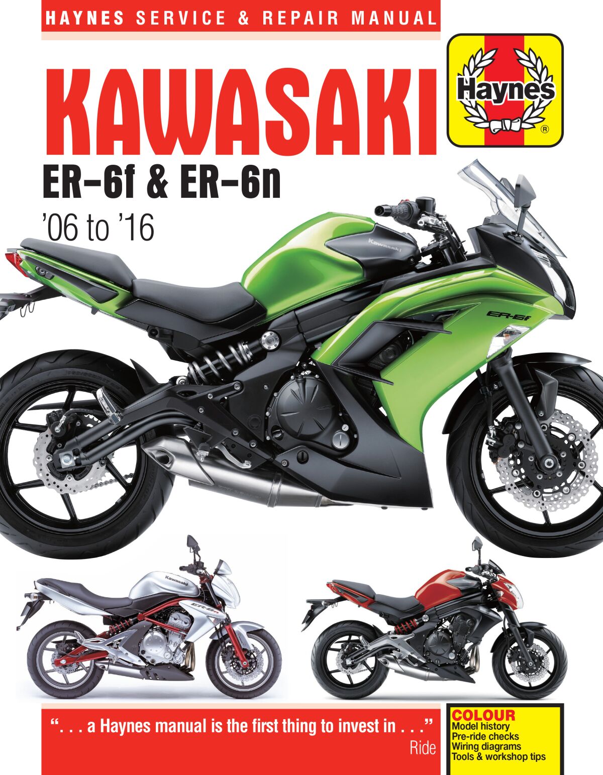 Haynes Kawasaki Er 6 F & Er 6 N (0 Books & Manuals Haynes