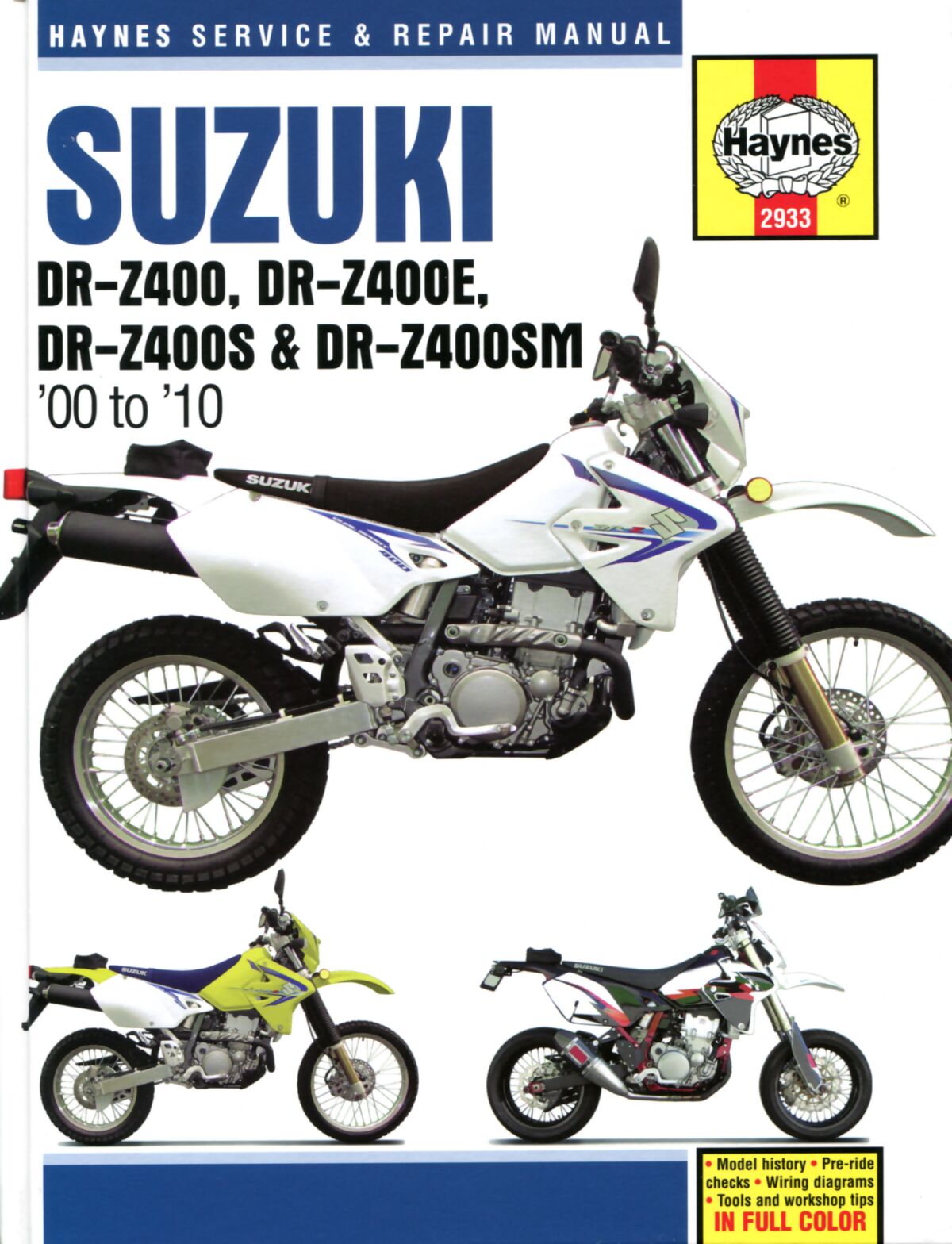 Haynes Suzuki Dr Z400 00 10 Books & Manuals Haynes