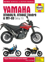 Haynes Yamaha Xt660 & Mt 03 (04 Books & Manuals Haynes