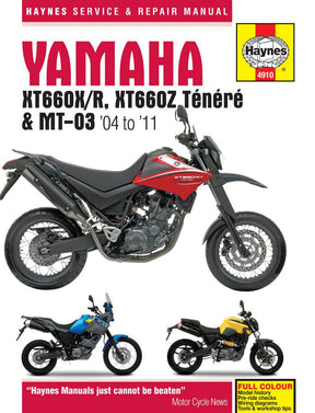 Haynes Yamaha Xt660 & Mt 03 (04 Books & Manuals Haynes