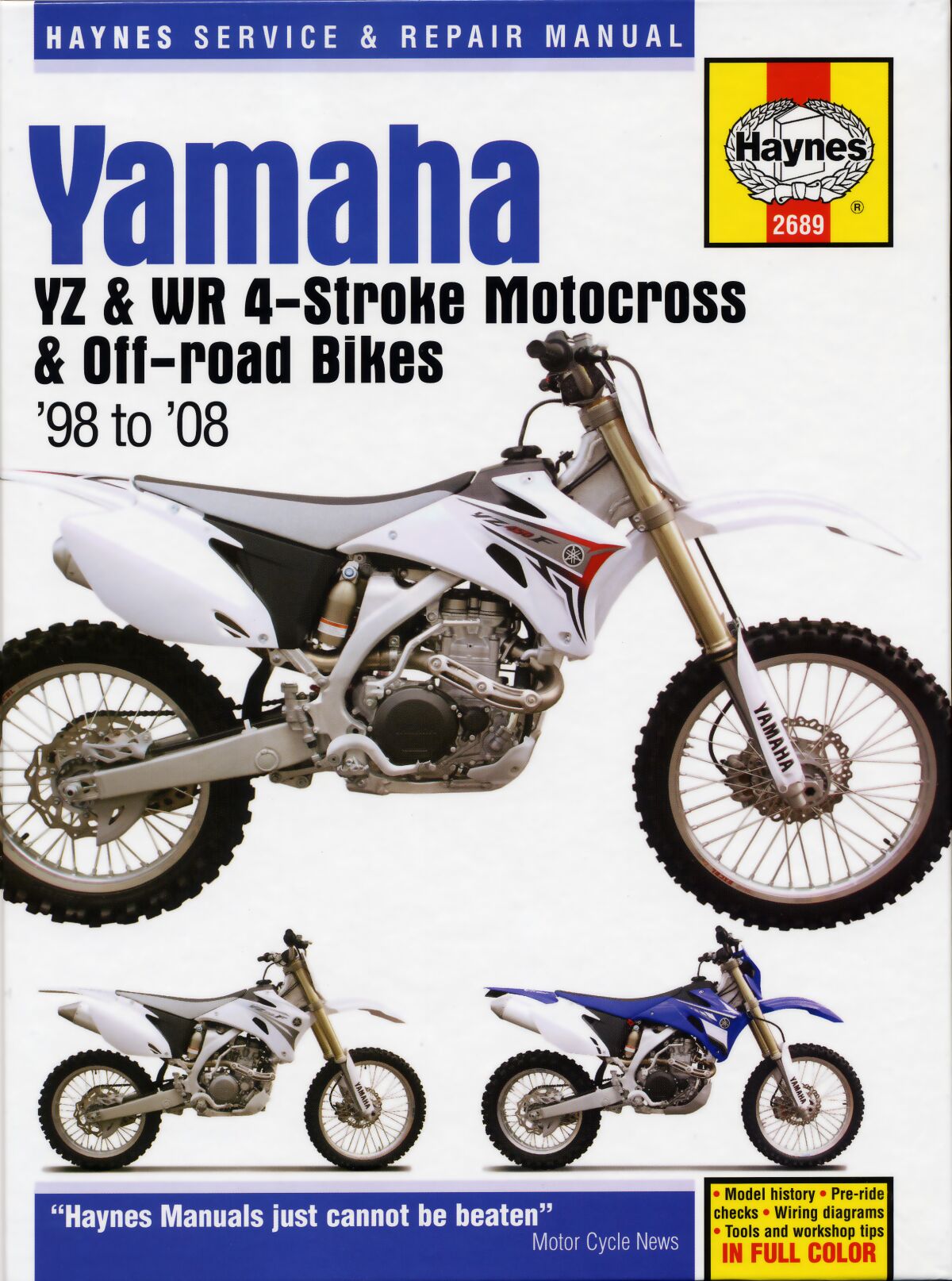 Haynes Yahama Yz & Wr 4 Str M/Cr Books & Manuals Haynes