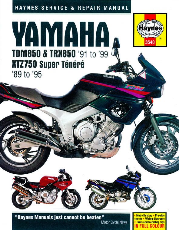 Haynes (Sb) Yamaha Tdm850, Trx85 Books & Manuals Haynes