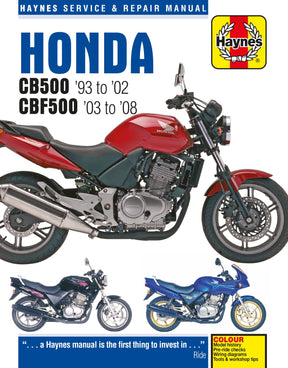 Haynes Honda Cb500 93 08 Books & Manuals Haynes