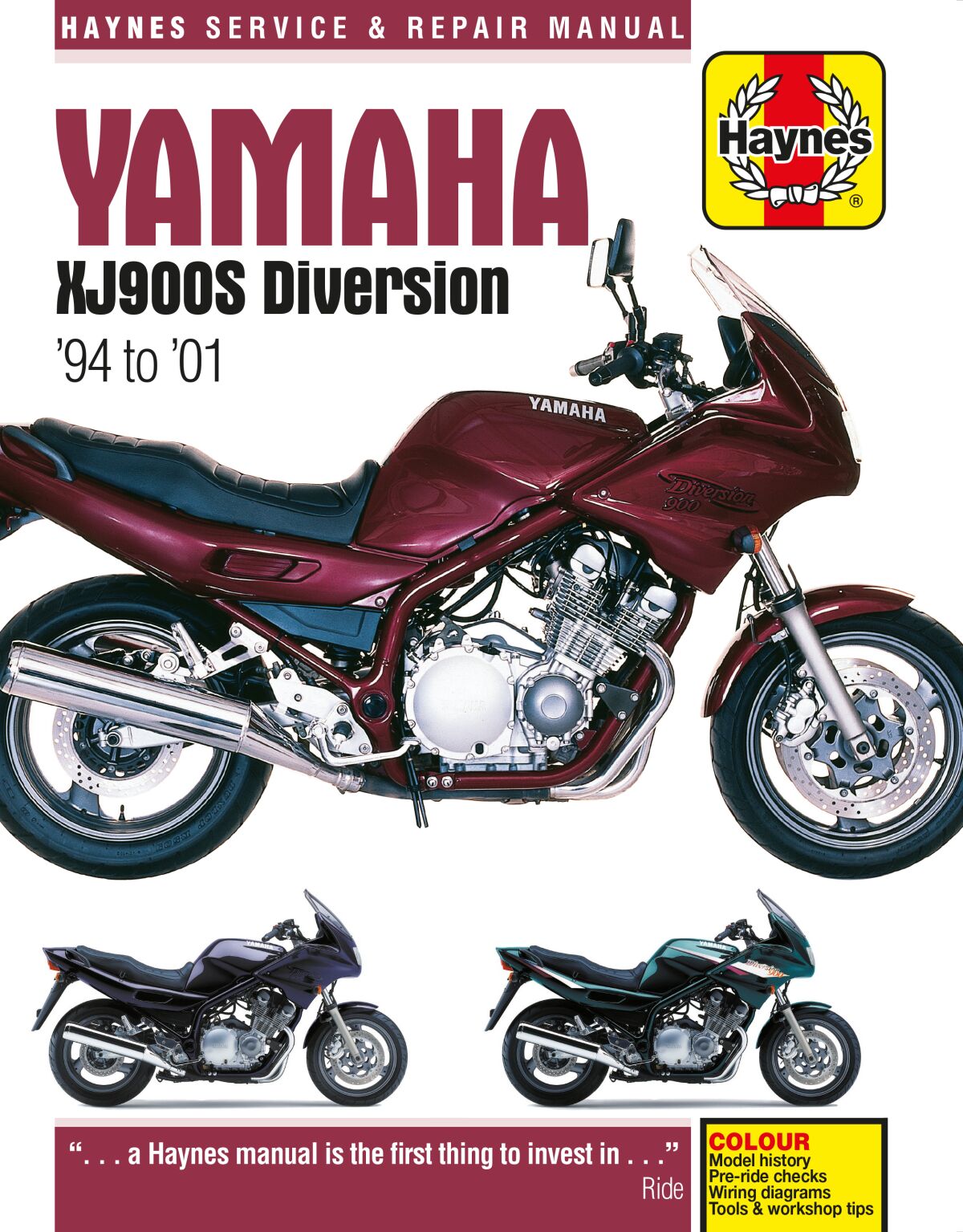 Haynes Yamaha Xj900 S 94 01 Books & Manuals Haynes