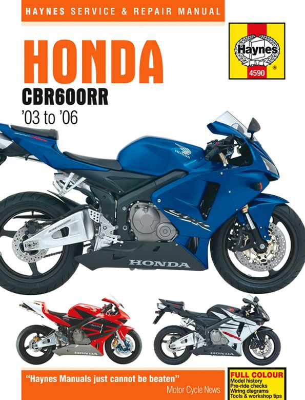 Haynes Honda Cbr600 Rr 03 To 06 Books & Manuals Haynes