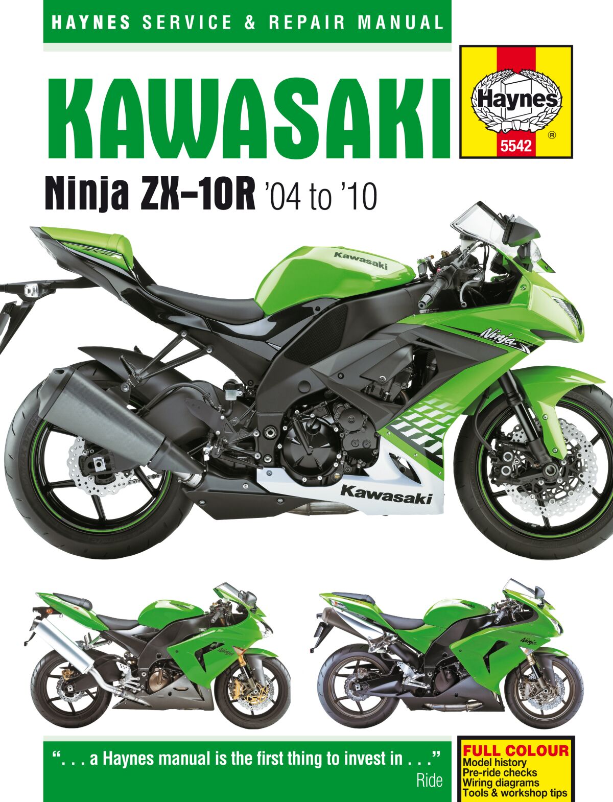 Haynes Kawasaki Ninja Zx 10 R (04 Books & Manuals Haynes
