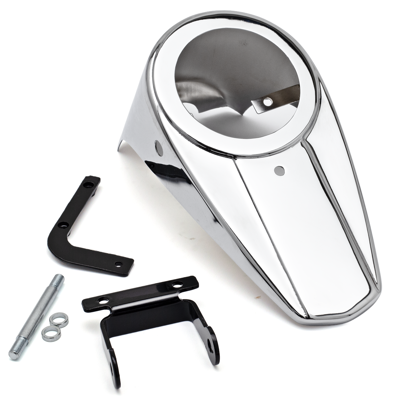 Gzp Chrome Dash For Xl95 Up Q/B Tanks Dash Lens & Replacement Part Zodiac Default Title