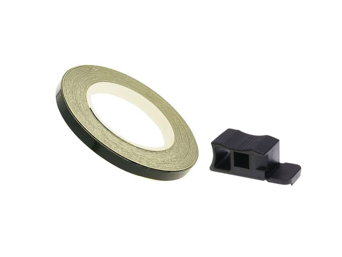 101 Octane Rim Tape 6 M X 7 Mm Black 4301-STREET GRAPHICS 101 Octane