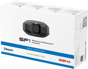Sena Sf1 Motorcycle Bluetooth® Headset Solo Rider Communication Sena