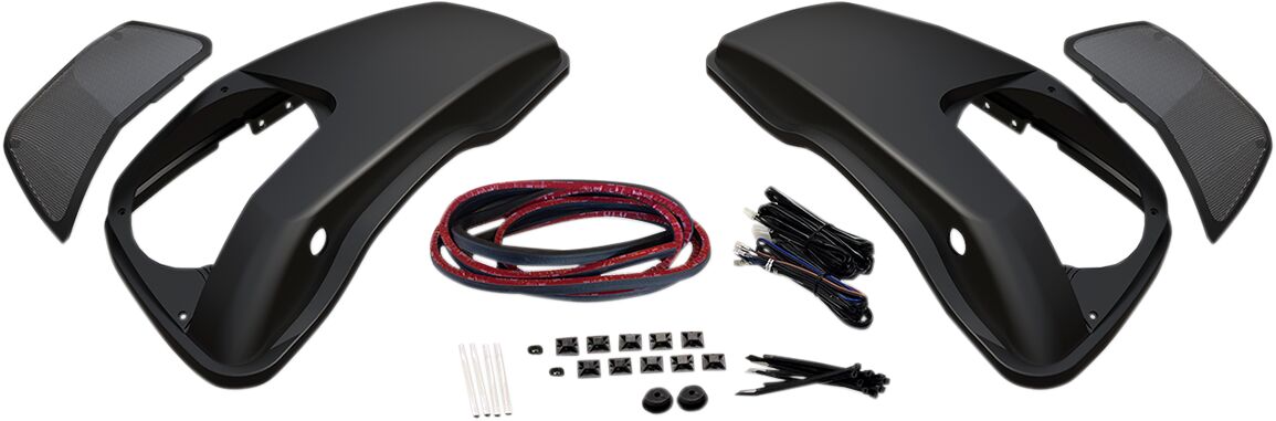 Hogtunes Speaker Lid Kit Black Speakers Hogtunes