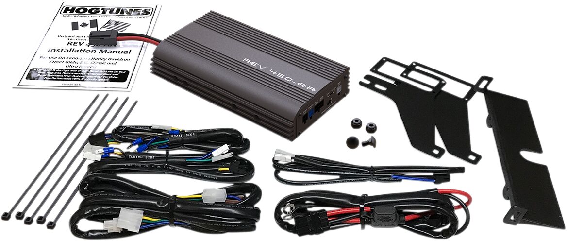 Hogtunes 4 X 50 Watt Amp @ 2 Ohms For 98 4405-SPEAKERS Hogtunes