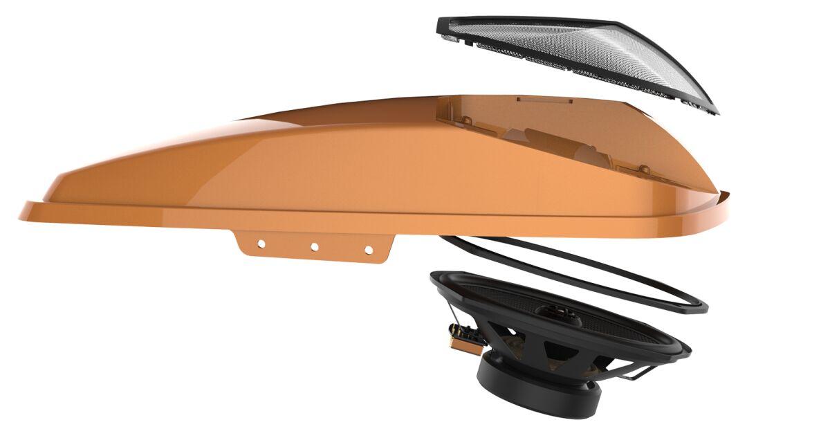 Hogtunes Speaker Lid W/6"X9" Xl Speakers Hogtunes