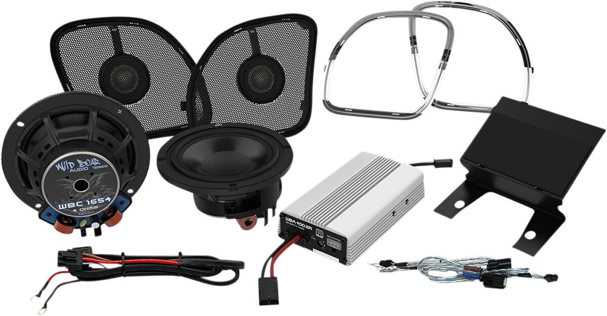 Wild Boar Audio Amp/Speaker Kit Flt 400 W Speakers Wild Boar Audio Default Title