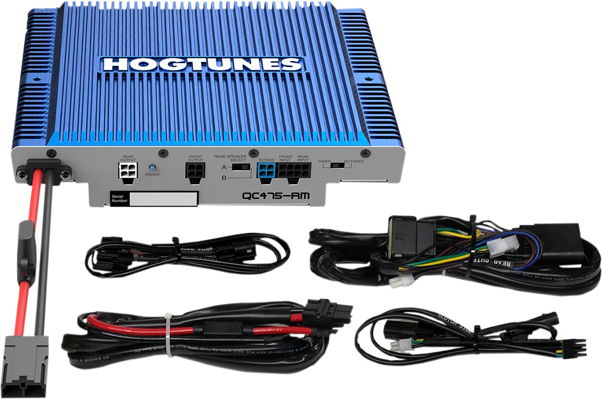 Hogtunes Amp 300 Watt 4 Channel Speakers Hogtunes