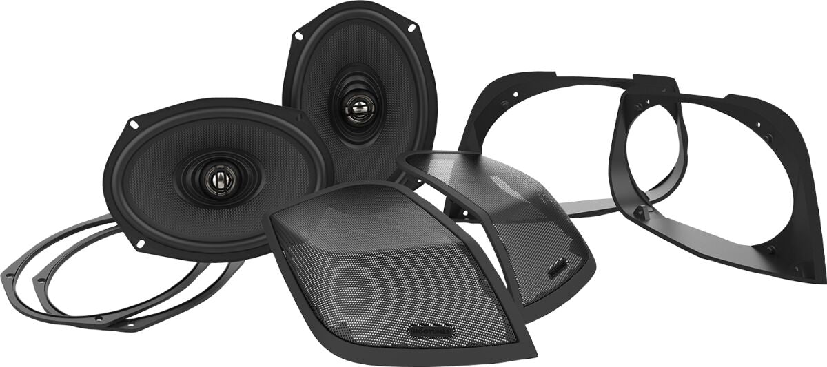 Hogtunes Speakers 6 X9 W/Cut In Kit Speakers Hogtunes