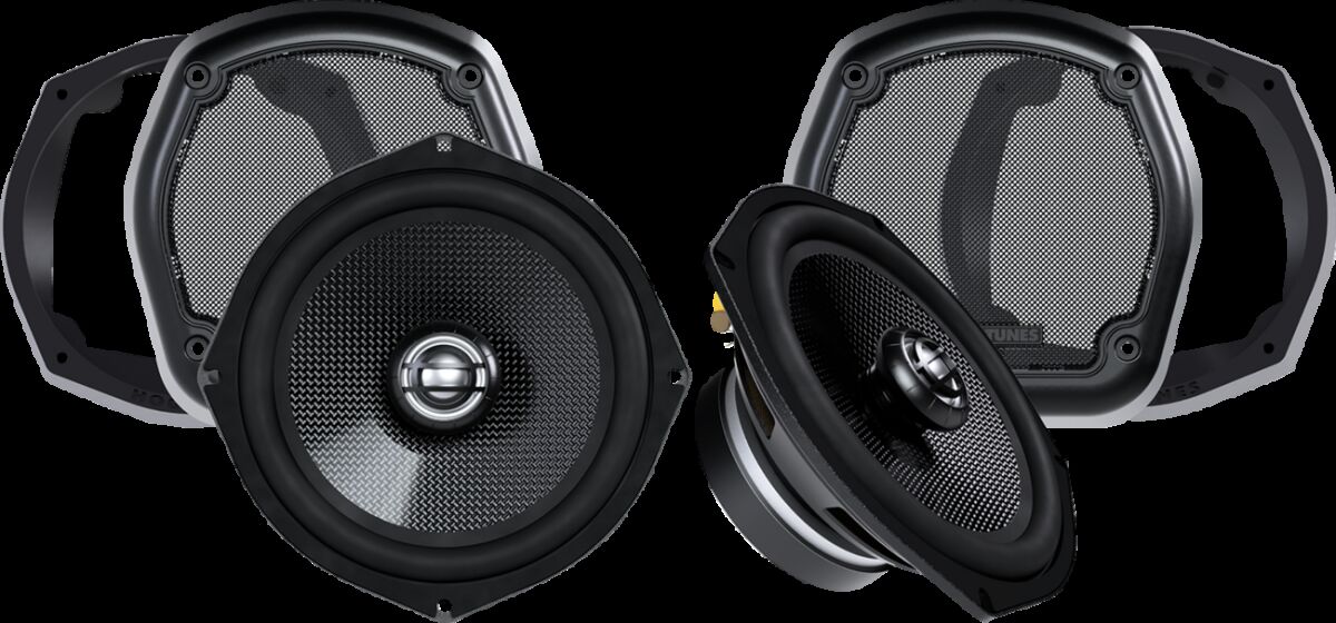 Hogtunes Speaker Kit 7" Xl Series 05 13 W/Vented Lowers Speakers Hogtunes