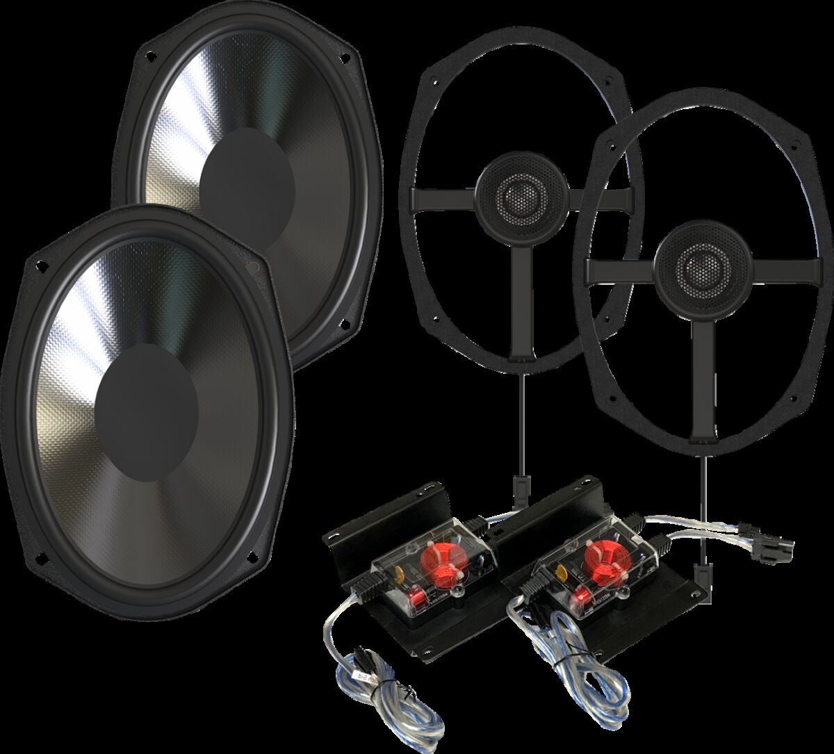 Wild Boar Audio Speaker 6 X9 300 Watt 4 Ohm W/External Crossover Speakers Wild Boar Audio