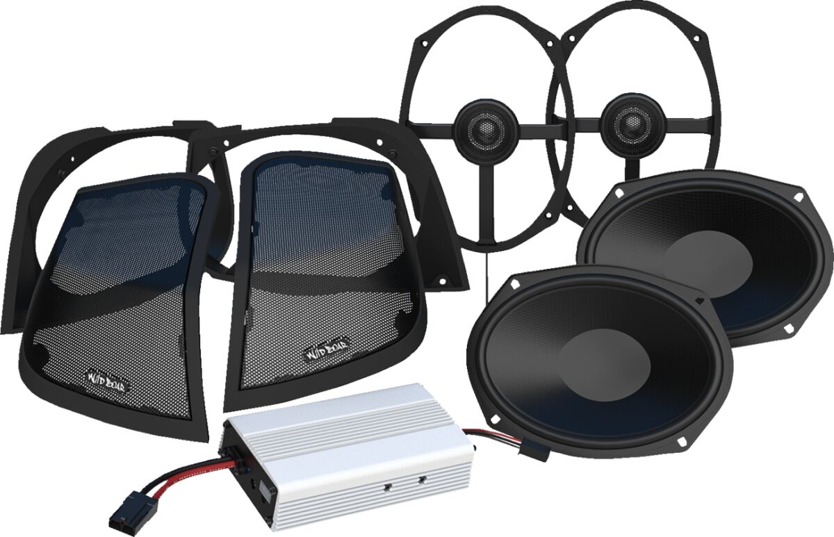 Wild Boar Audio 400 W Amp/6x9/Cut In Lid Kit Speakers Wild Boar Audio Default Title