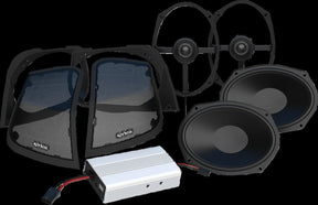 Wild Boar Audio 400 W Amp/6x9/Cut In Lid Kit Speakers Wild Boar Audio