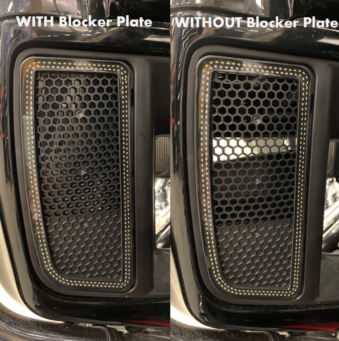 Lower Fairing Solid Blocker Plates - 14-19 Touring Fairing Accessories Custom Dynamics