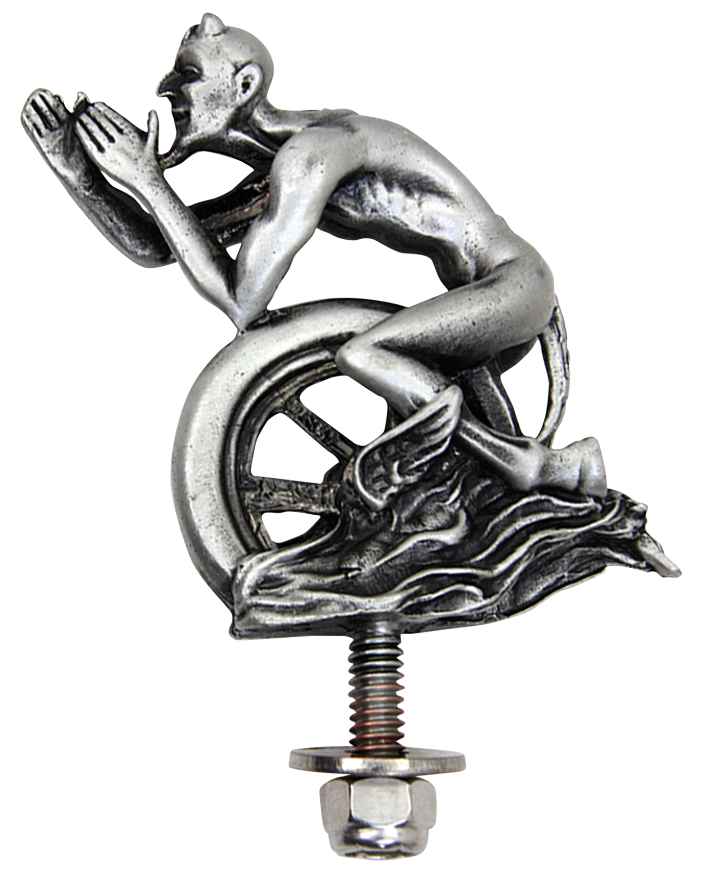 Devil And Wheel Fender Ornament Fender Tip, Trim & Ornament V Twin Mfg