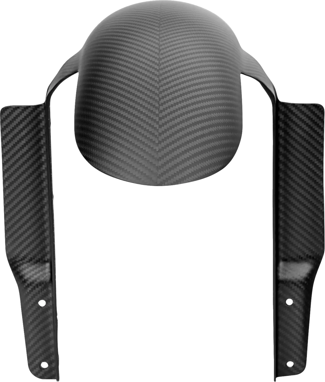 Front Fender, Carbon Matte - 17-22 Touring Front Fender Slyfox Performance