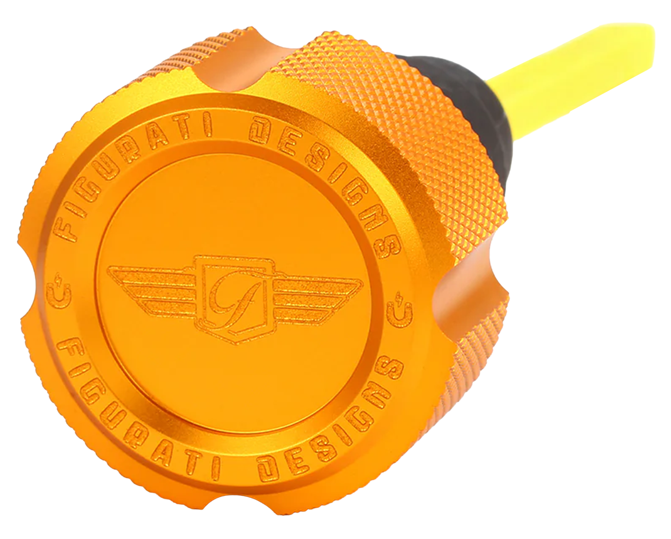 Dipstick Alu Knurled Gold Tc07 17 Oil Dipstick Figurati Designs Default Title