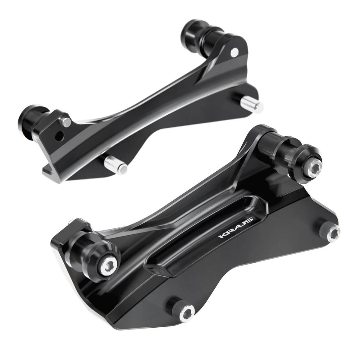 Pro-4 Docking Hardware For Öhlins, Black Anodized - 14-25 Touring Rear Shocks Accessories Kraus