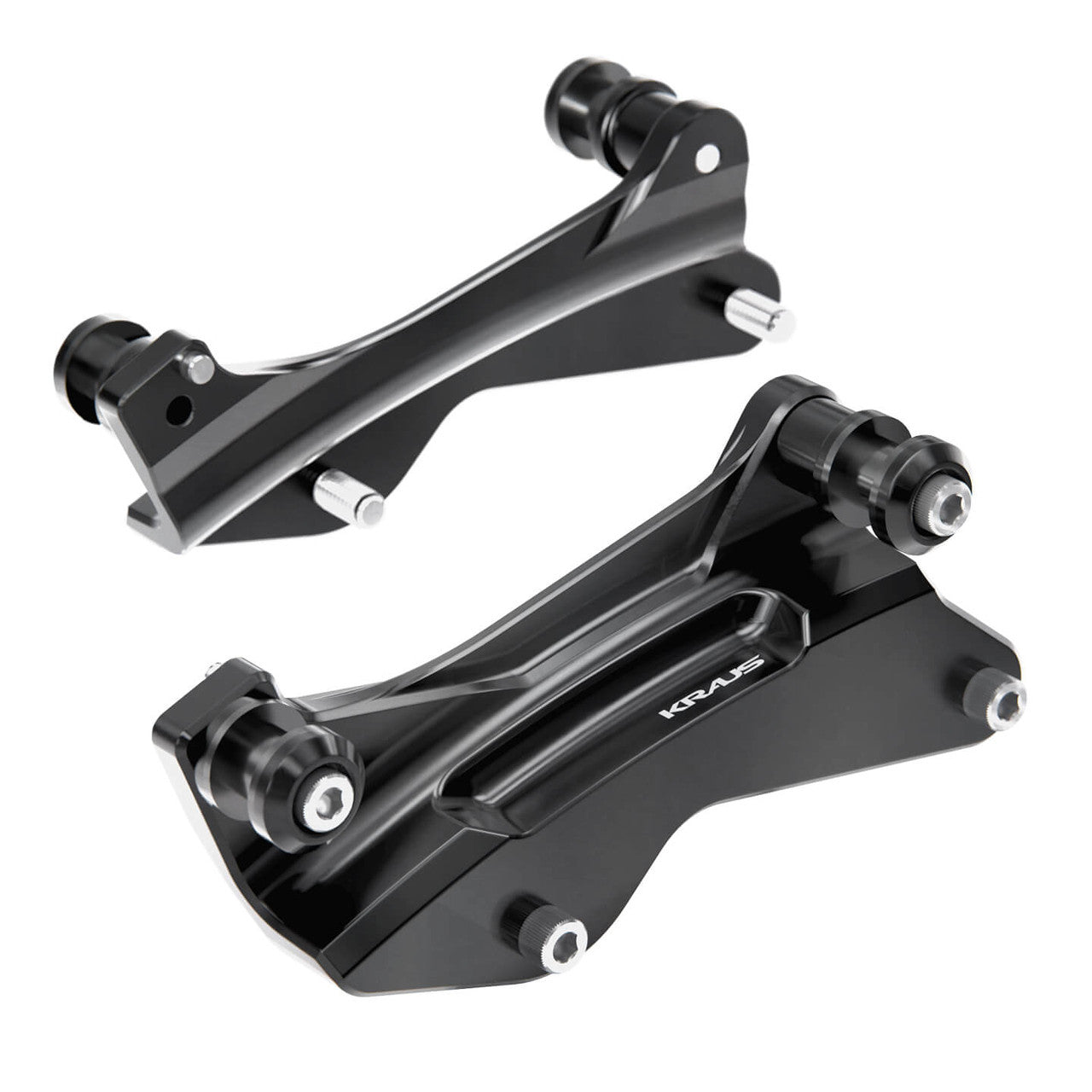 Pro-4 Docking Hardware For Öhlins, Black Anodized - 14-25 Touring Rear Shocks Accessories Kraus
