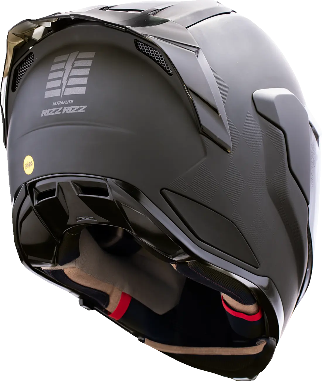 Ultraflite Rizz Rizz, Black Full Face Helmet Icon