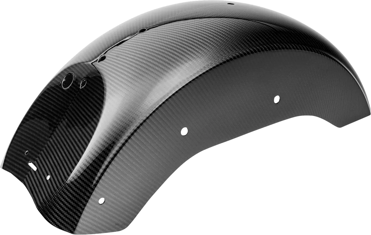 Rear Fender, Carbon Gloss - 18+ Softail Rear Fender Slyfox Performance