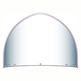 National Cycle, ''Peaked'' Top Window Beaded. 1949 Style Windshield National Cycle