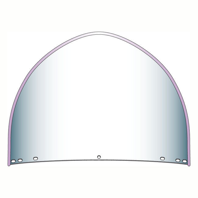 National Cycle, ''Peaked'' Top Window Beaded. 1949 Style Windshield National Cycle