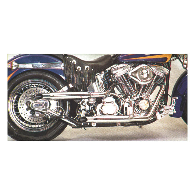 Paughco, Shotgun shorty exhaust (38"). Chrome Full Exhaust System Paughco