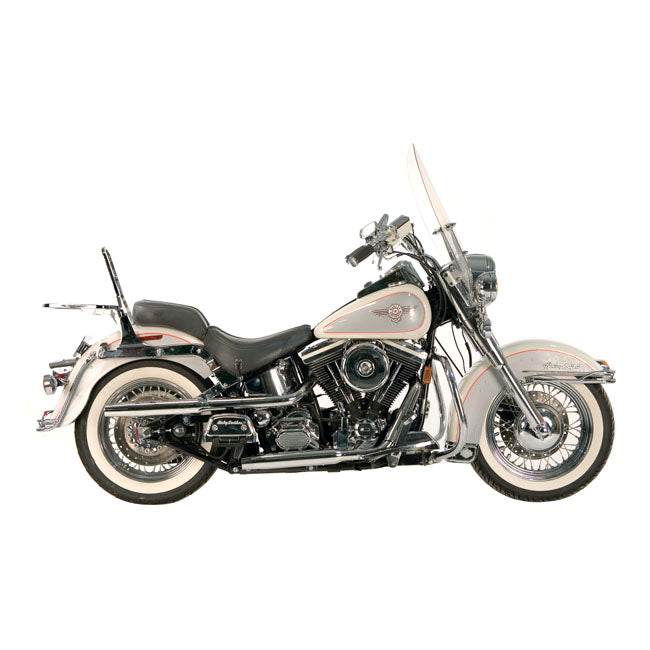 Paughco, Shotgun Tapered exhaust (38"). Chrome Full Exhaust System Paughco