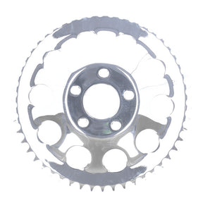 Rear Sprocket, Chrome. 51t Sprockets Rear Wheel Mcs