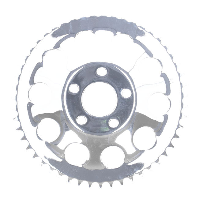Rear Sprocket, Chrome. 51t Sprockets Rear Wheel Mcs