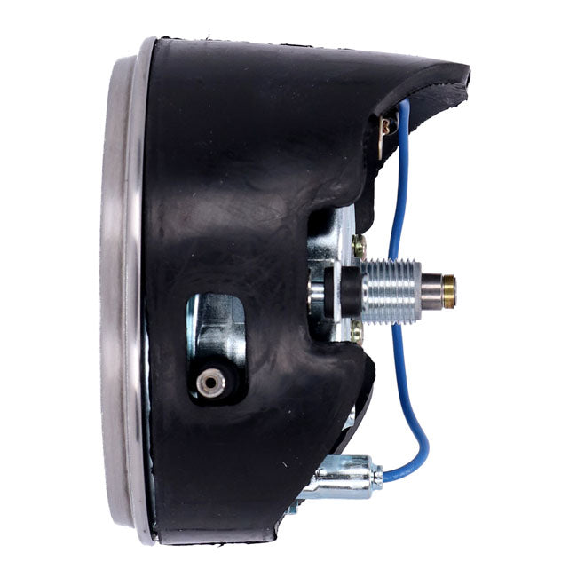 Fl Speedometer, ''62 67 Electra Face'', Black/Silver. 2:1 Mph Speedometers Mcs