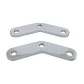 Softail Passenger Peg Riser Brackets. Chrome Passenger Mounts Mcs